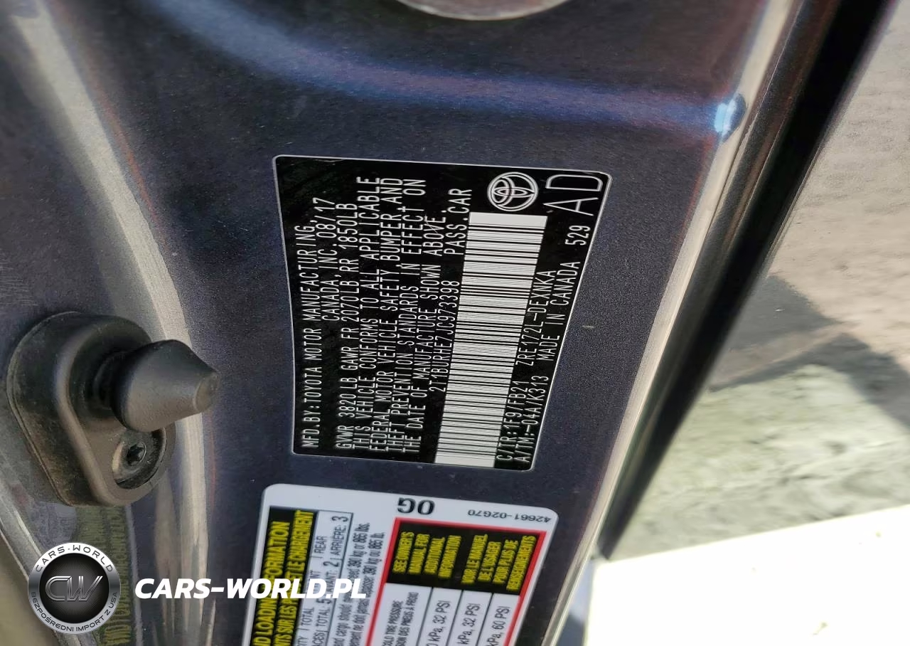 2018 Toyt Corolla Le VIN:2T1BURHE7JC973398 - 12