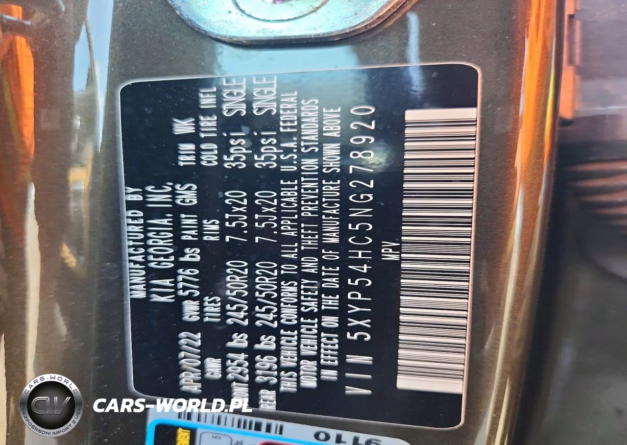 2022 Kia Telluride Sx VIN:5XYP54HC5NG278920 - 13