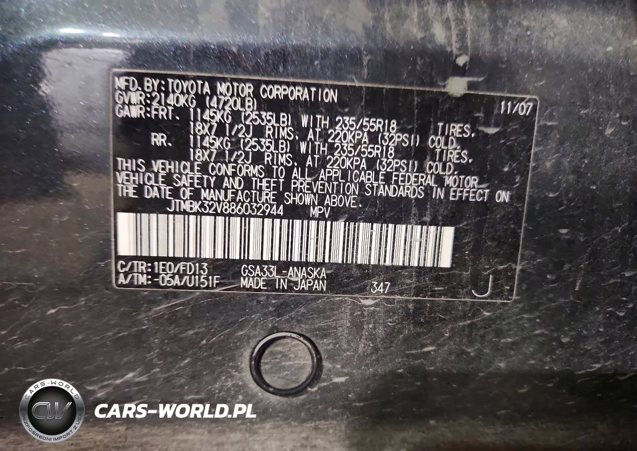 2008 Toyota Rav4 Sport VIN:JTMBK32V886032944 - 13