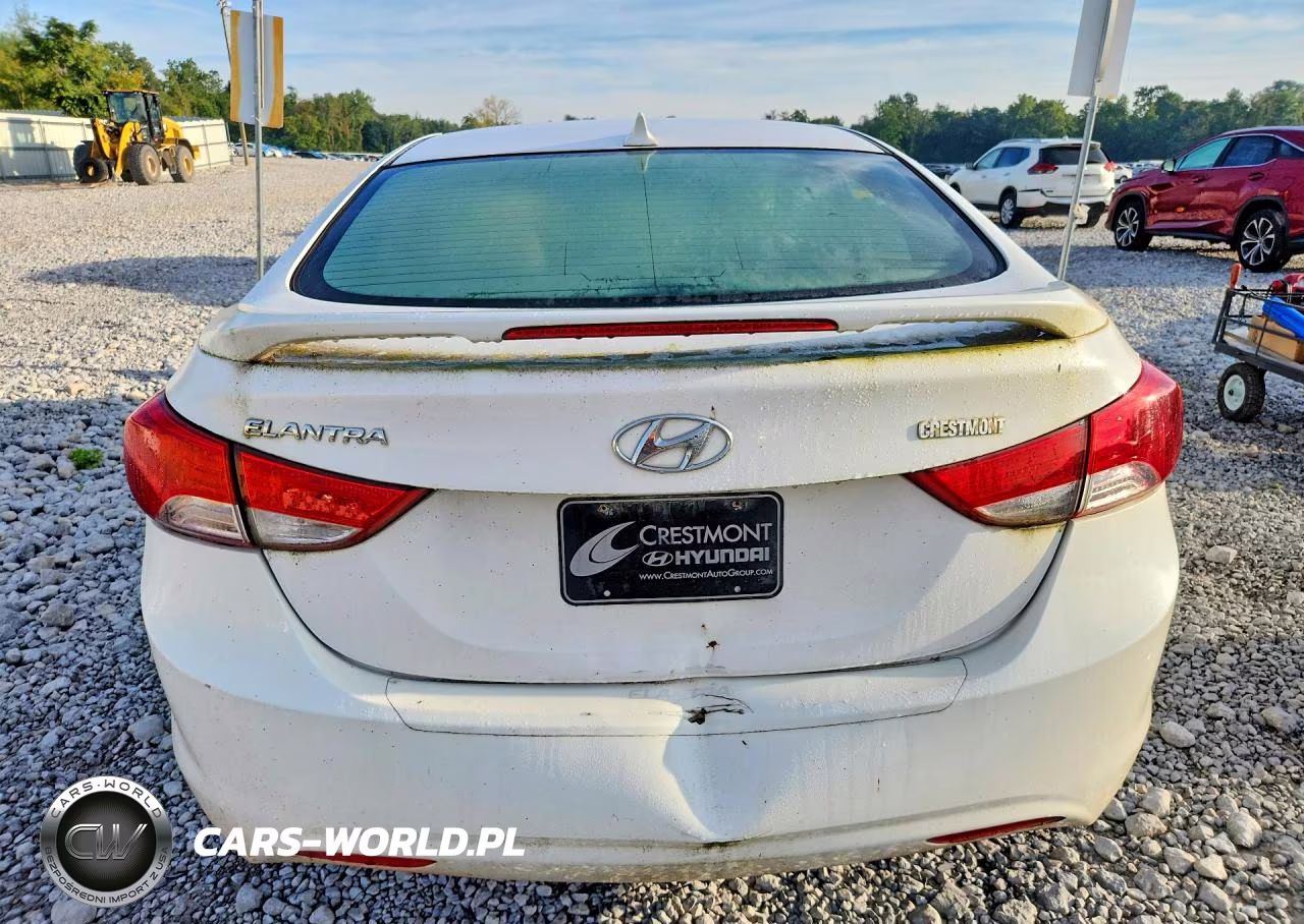 2013 Hyundai Elantra Gls VIN:5NPDH4AE8DH376885 - 6
