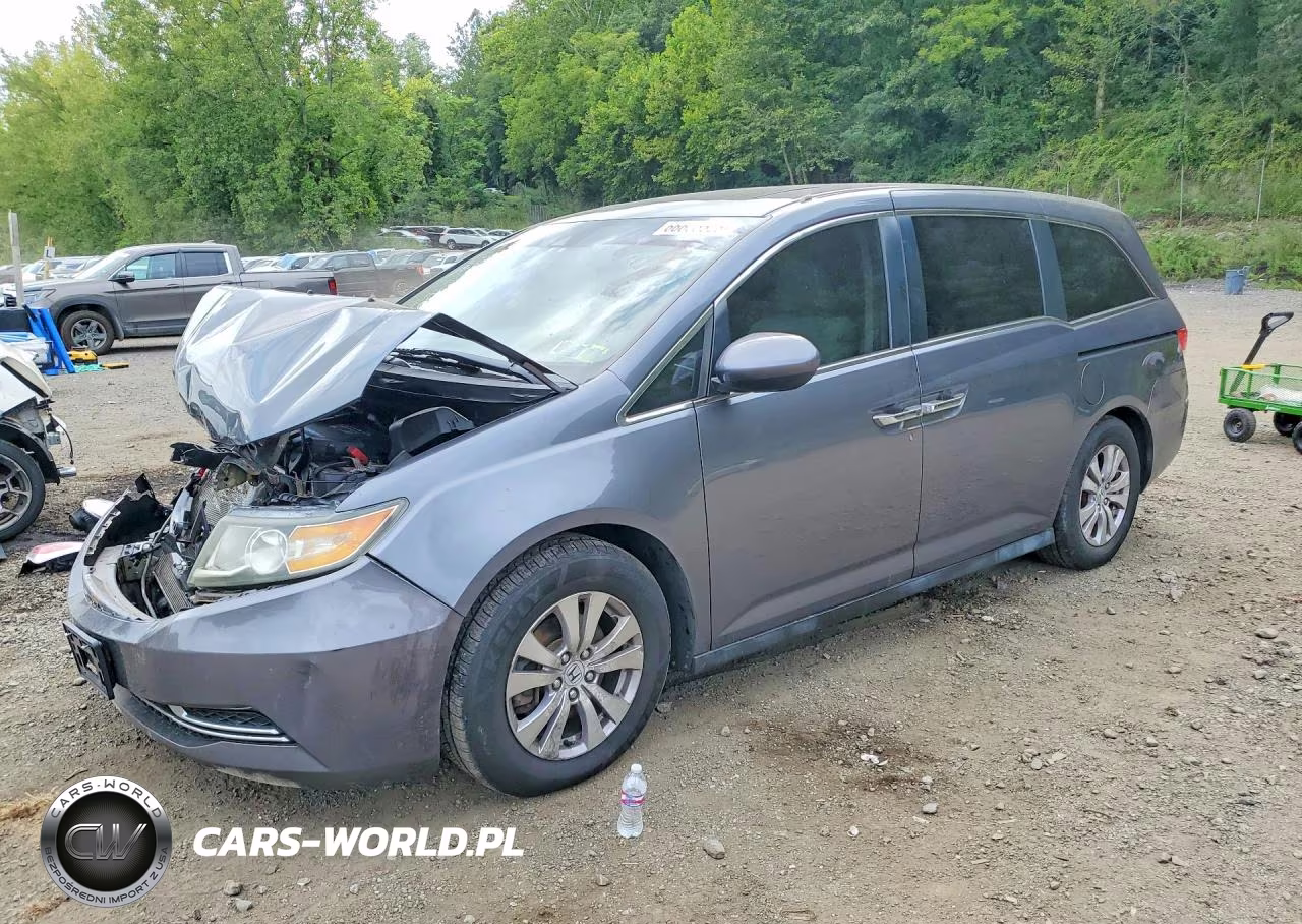 2014 Honda Odyssey Exl VIN:5FNRL5H60EB058347 - 1