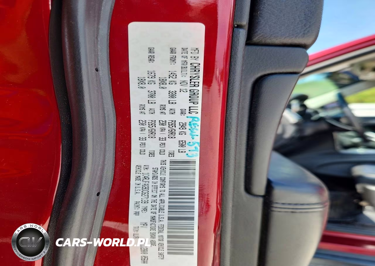 2013 Jeep Grand Cherokee Laredo VIN:1C4RJFAG9DC627139 - 13