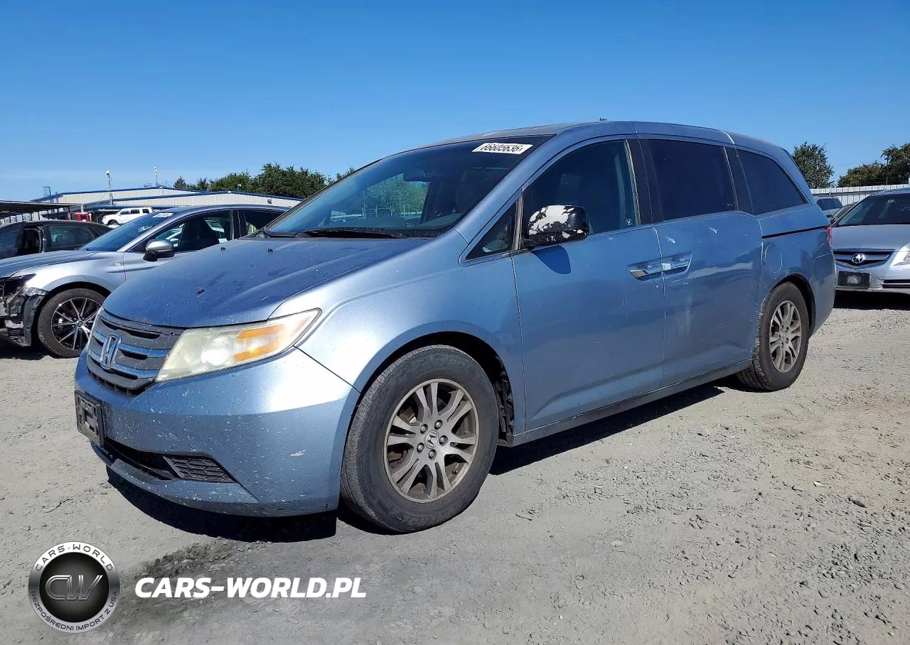 2012 Honda Odyssey Exl VIN:5FNRL5H67CB125698 - 1