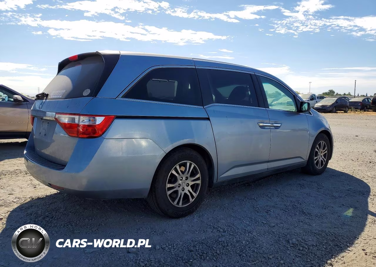 2012 Honda Odyssey Exl VIN:5FNRL5H67CB125698 - 3