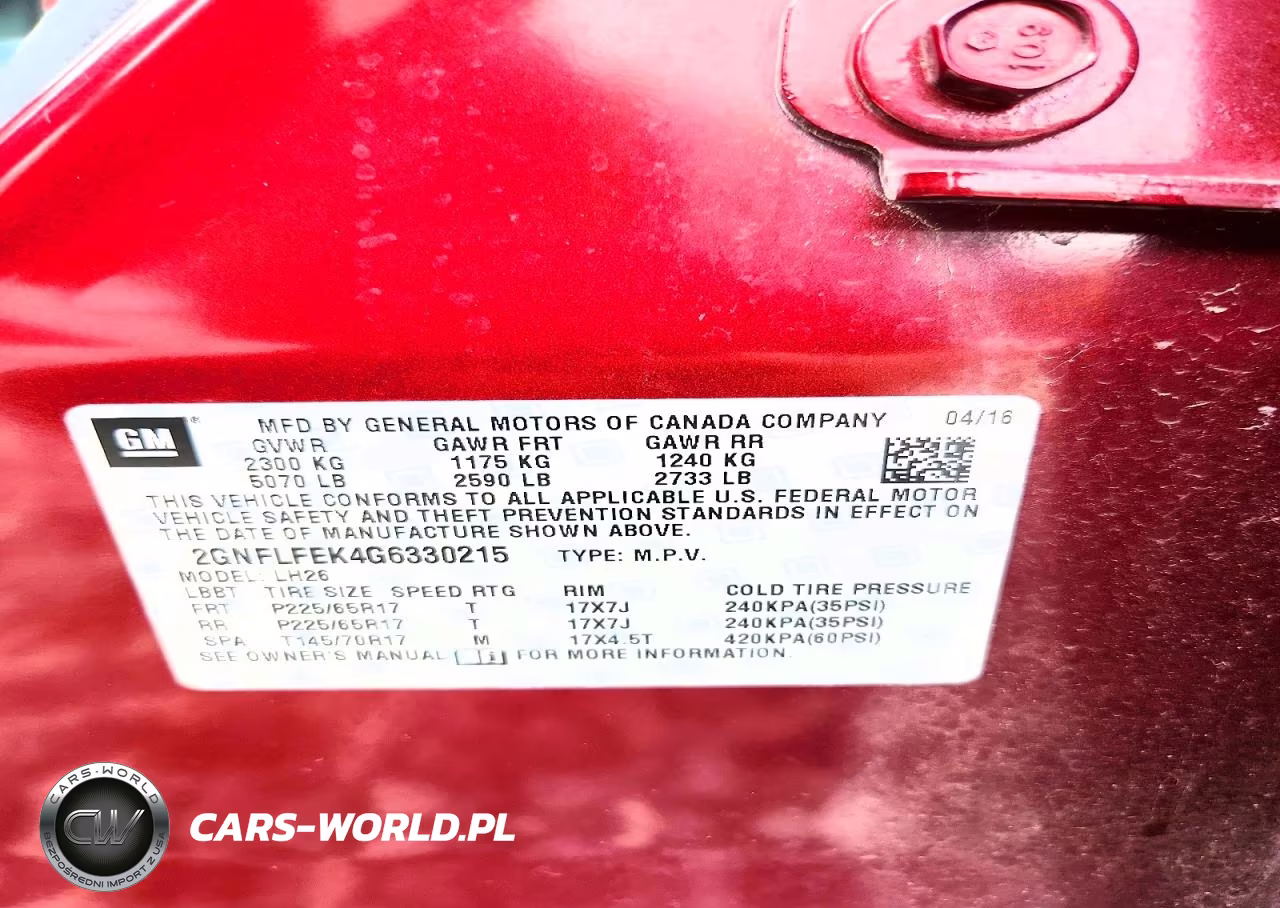 2016 Chevrolet Equinox Lt VIN:2GNFLFEK4G6330215 - 12