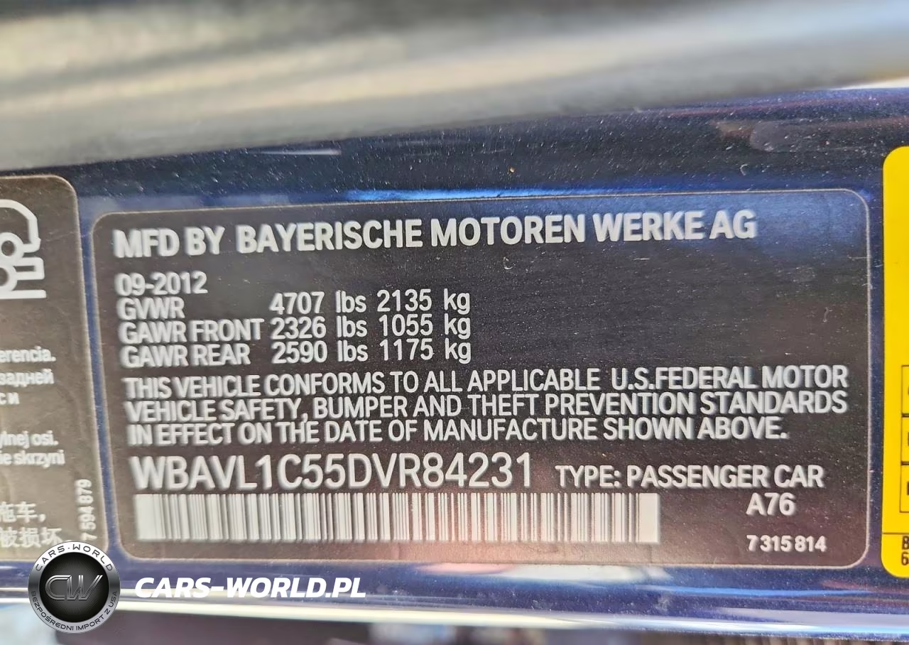 2013 BMW X1 xDrive28I VIN:WBAVL1C55DVR84231 - 13