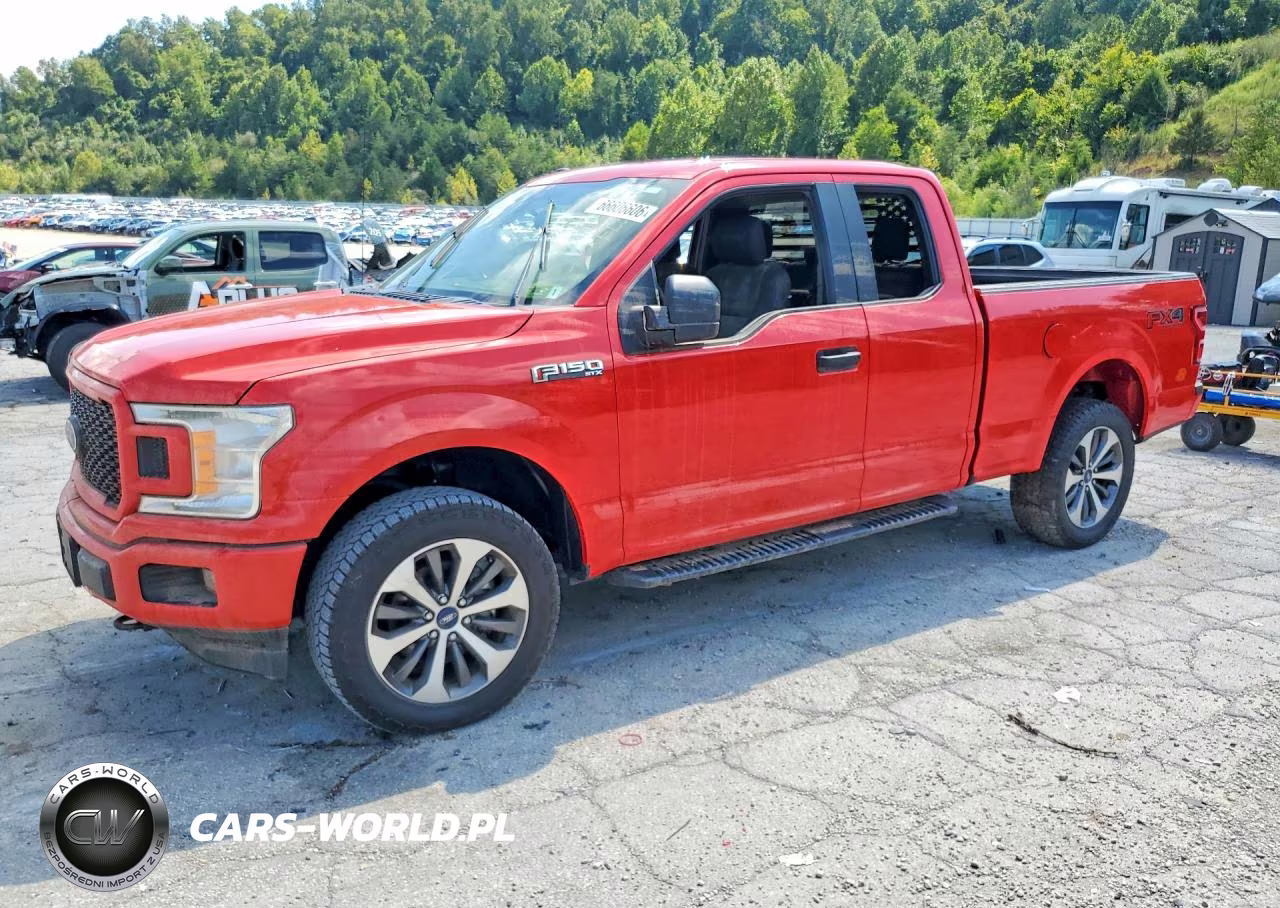 2019 Ford F150 Super Cab VIN:1FTFX1E54KKE75027 - 1