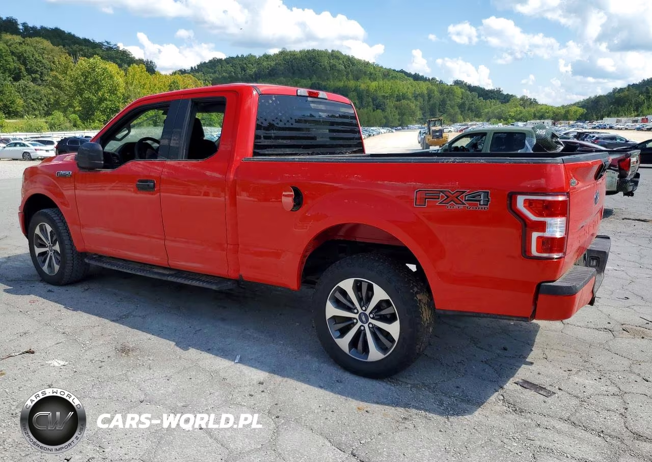 2019 Ford F150 Super Cab VIN:1FTFX1E54KKE75027 - 2
