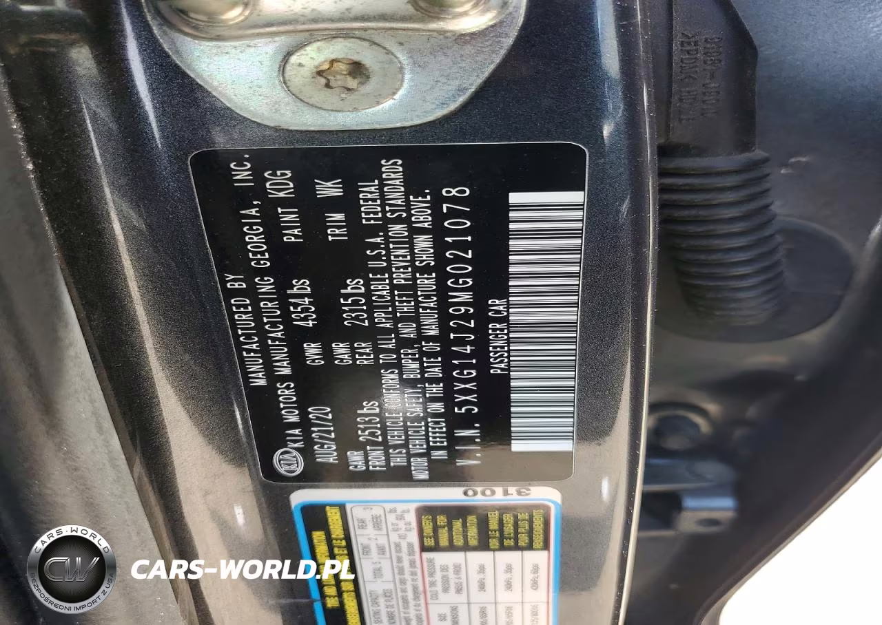 2021 Kia K5 Lxs VIN:5XXG14J29MG021078 - 12