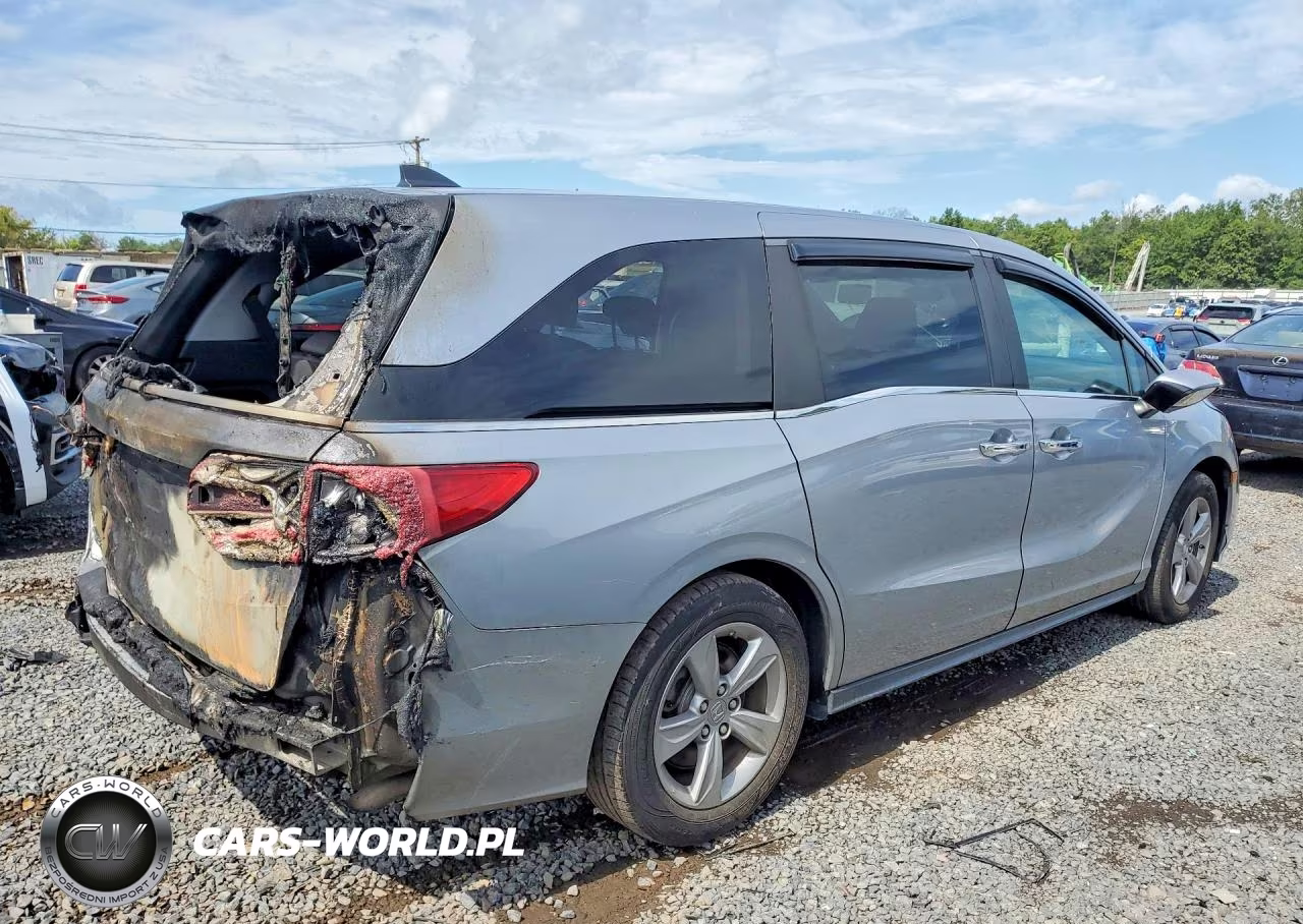 2019 Honda Odyssey Ex VIN:5FNRL6H54KB010410 - 3