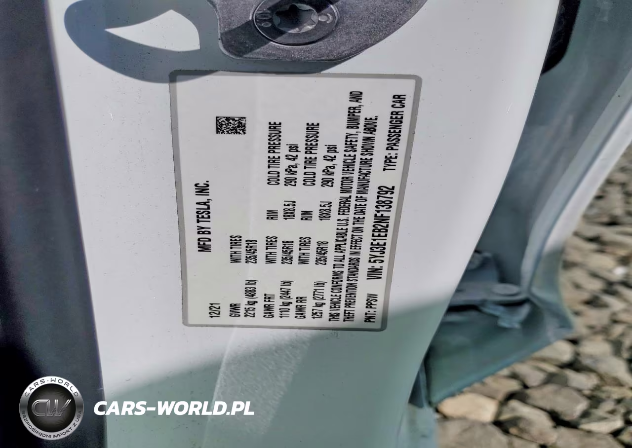 2022 Tesla Model 3 VIN:5YJ3E1EB2NF138792 - 13