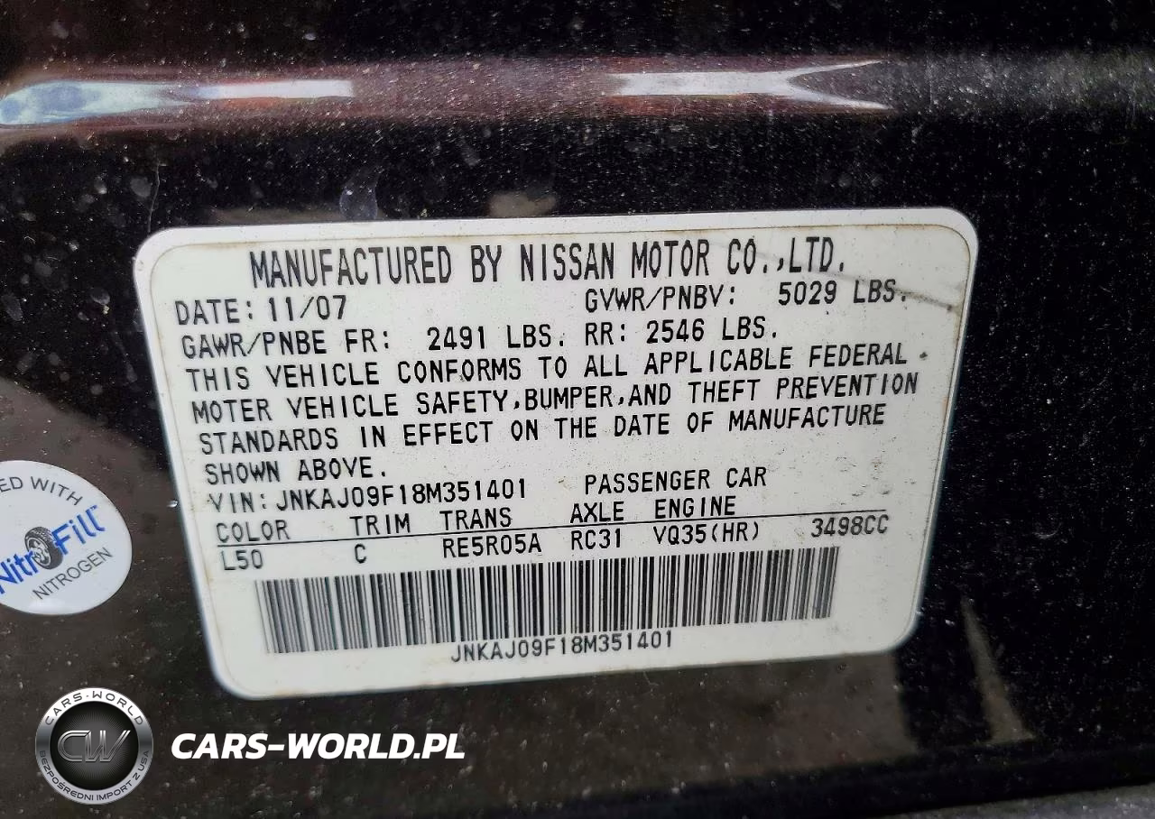 2008 Infiniti Ex35 Base VIN:JNKAJ09F18M351401 - 14