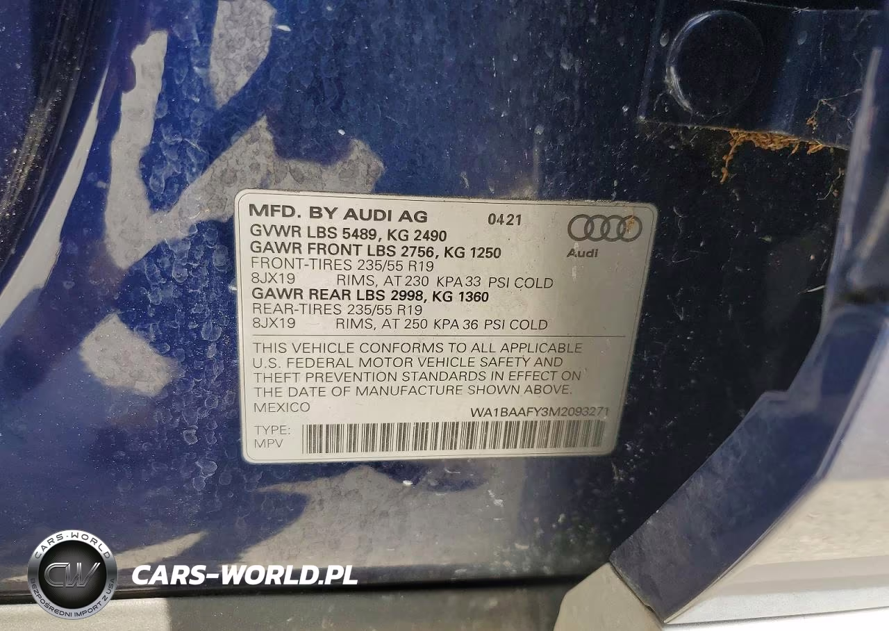 2021 Audi Q5 Premium Plus VIN:WA1BAAFY3M2093271 - 13