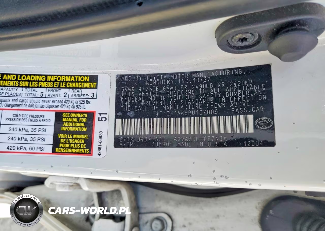 2023 Toyota Camry Le VIN:4T1C11AK5PU107009 - 12