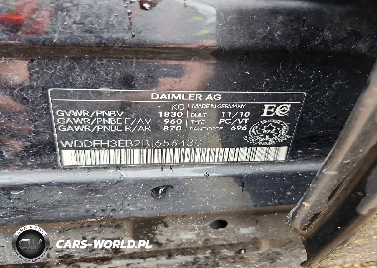 2011 Mercedes-Benz B200 T VIN:WDDFH3EB2BJ656430 - 12
