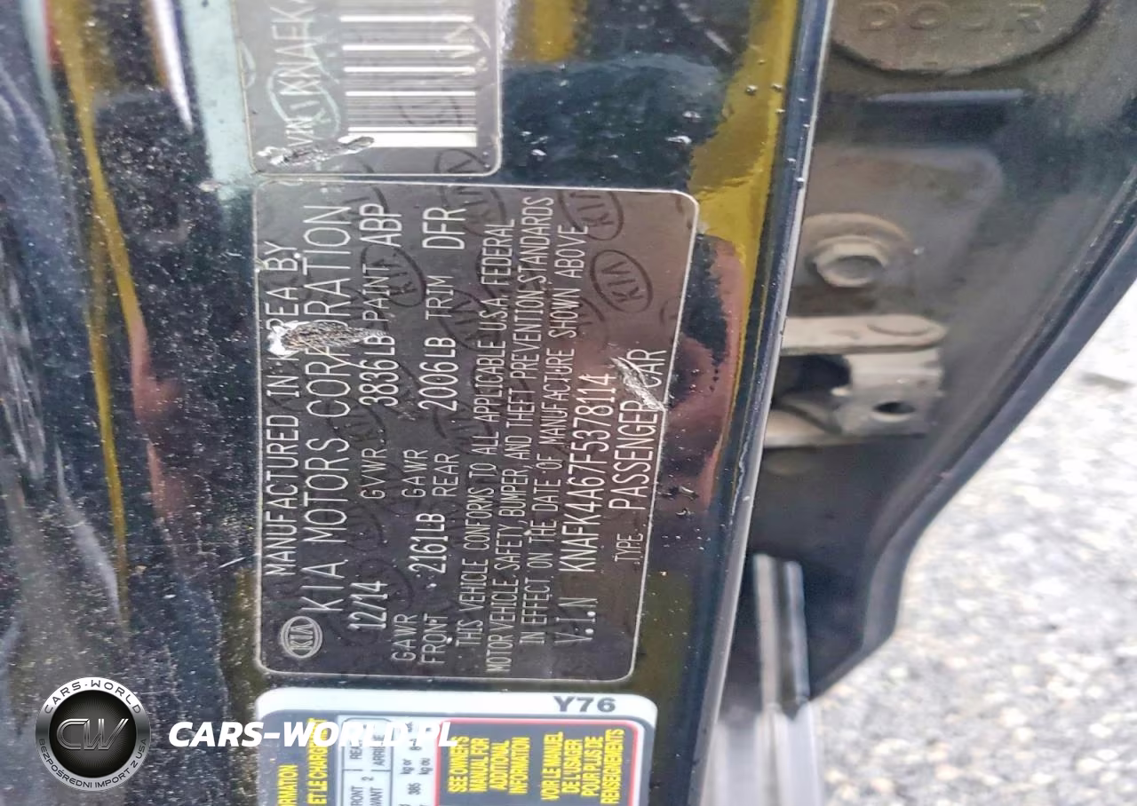 2015 Kia Forte Lx VIN:KNAFK4A67F5378114 - 12