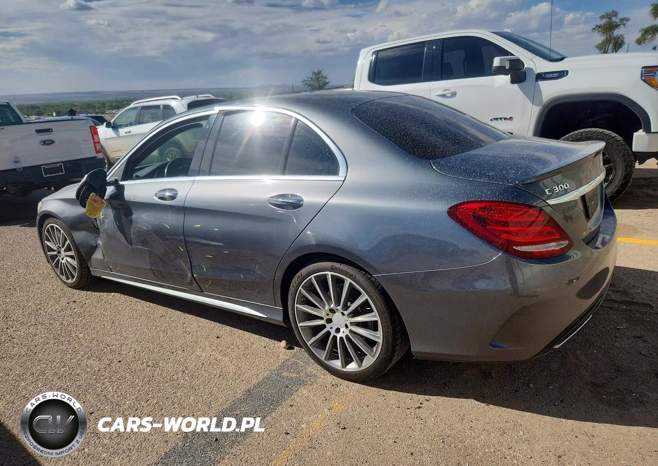 2017 Mercedes-Benz C 300 VIN:55SWF4JB4HU185049 - 2