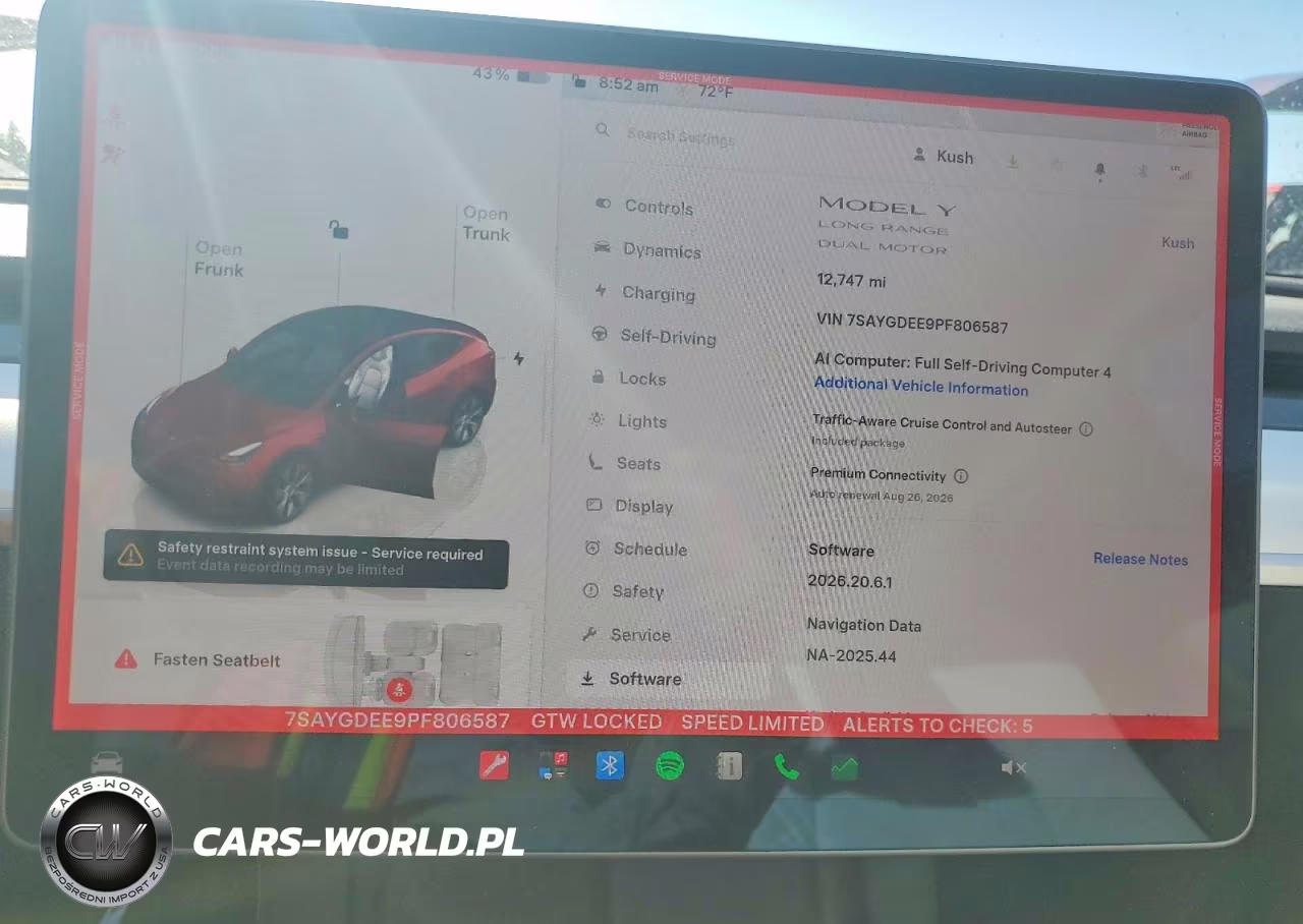2023 Tesla Model Y VIN:7SAYGDEE9PF806587 - 9