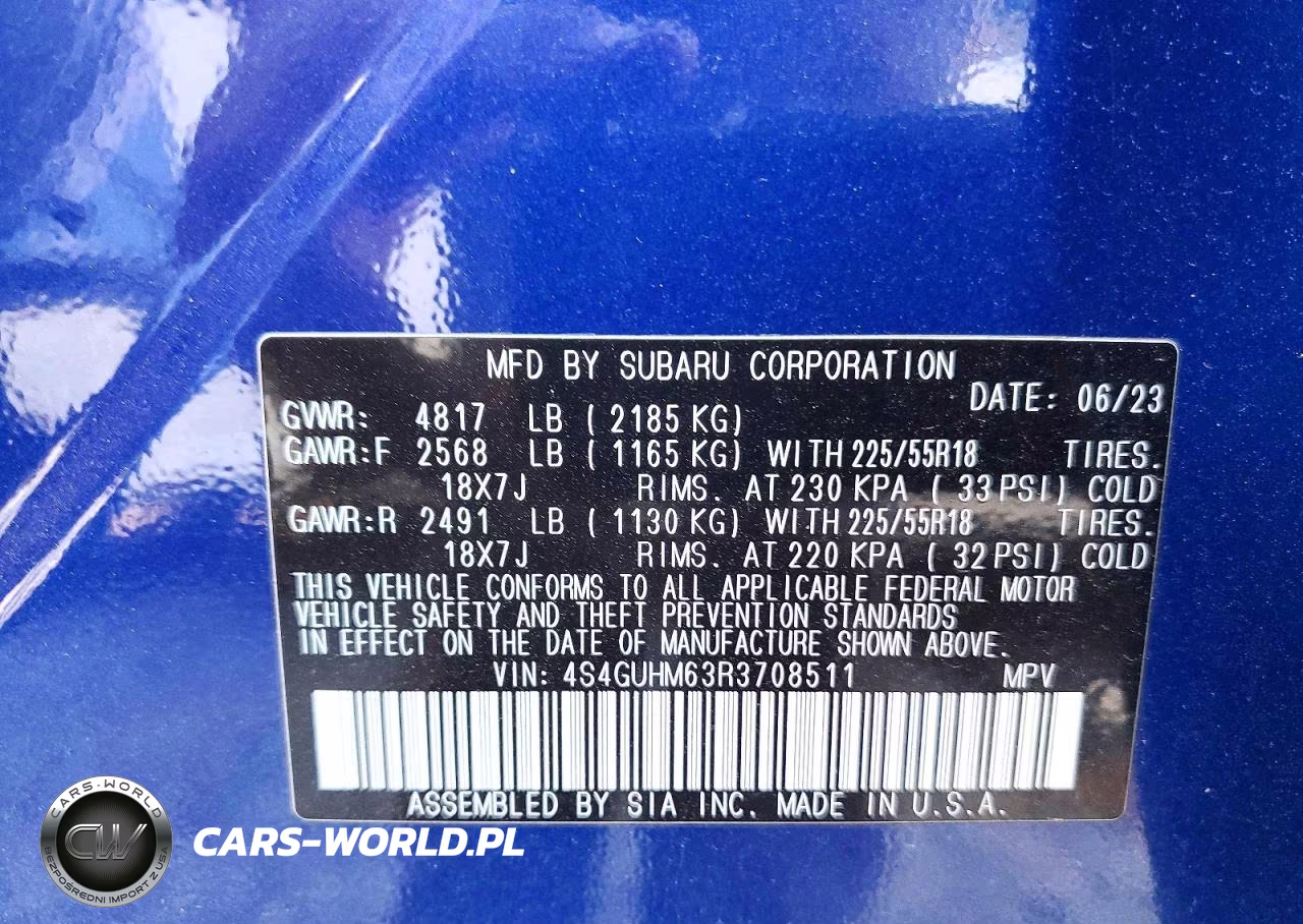 2024 Subaru Crosstrek Limited VIN:4S4GUHM63R3708511 - 13