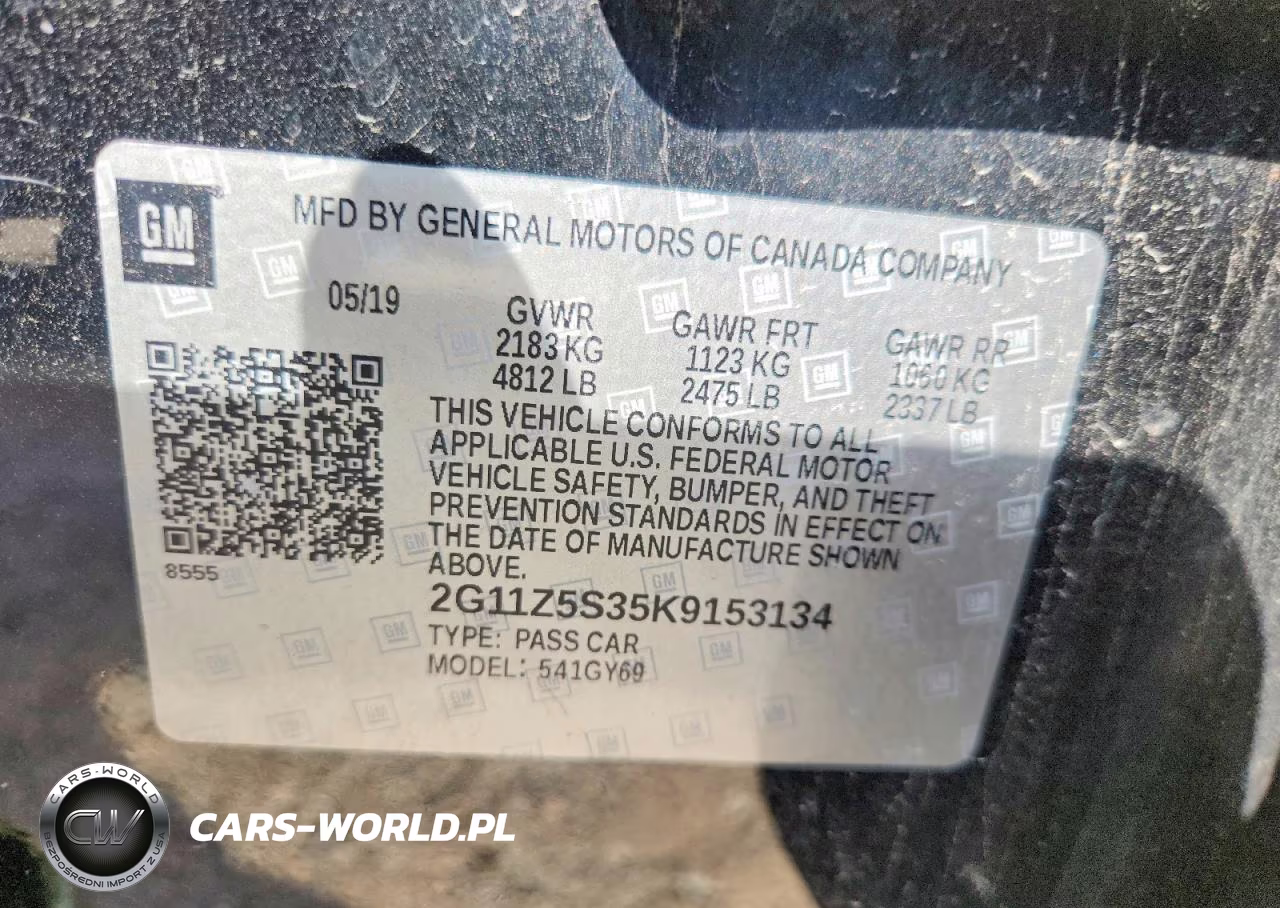 2019 Chevrolet Impala Lt VIN:2G11Z5S35K9153134 - 13