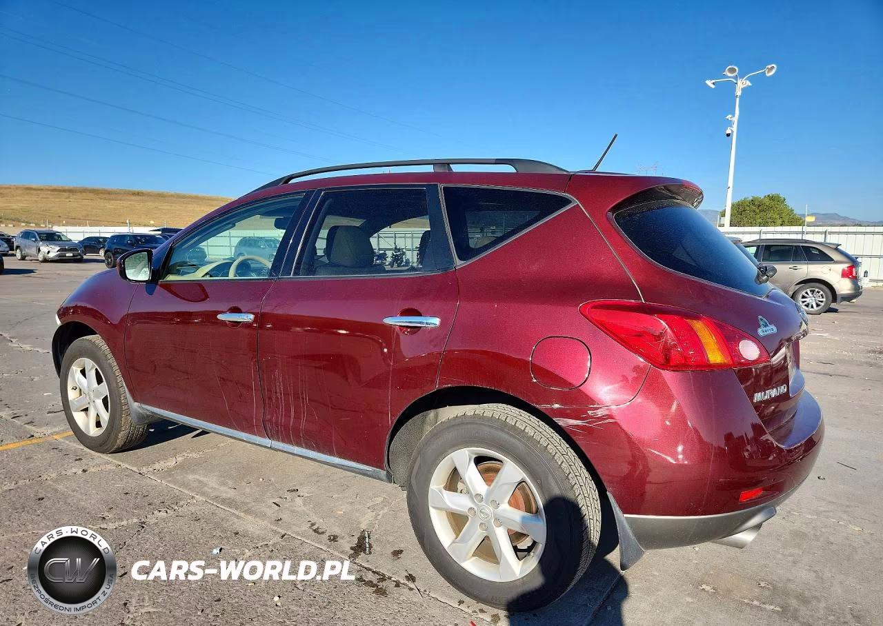 2009 Nissan Murano S VIN:JN8AZ18U39W018921 - 2