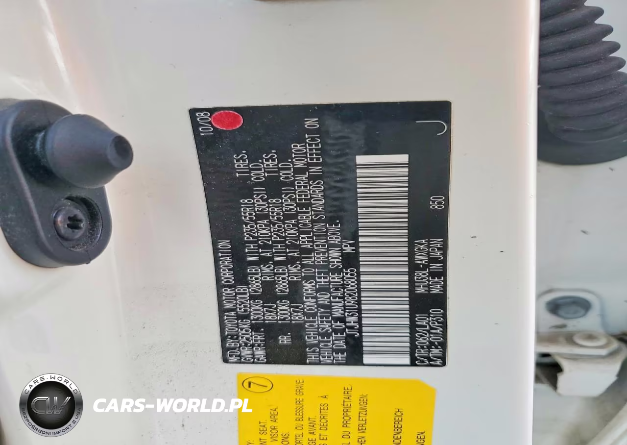 2008 Lexus Rx 400H VIN:JTJHW31U982068055 - 12
