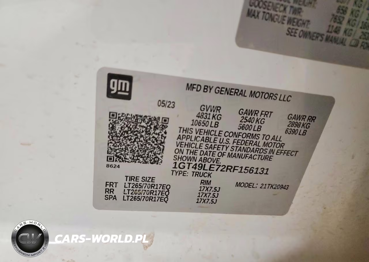 2024 GMC Sierra K2500 Heavy Duty VIN:1GT49LE72RF156131 - 12