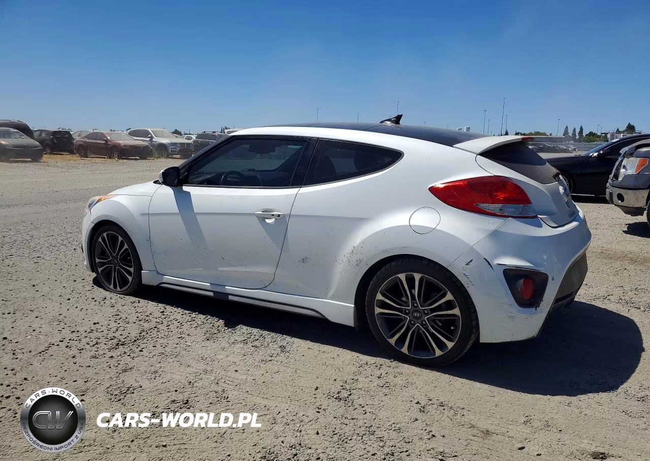 2016 Hyundai Veloster Turbo VIN:KMHTC6AE1GU293343 - 2