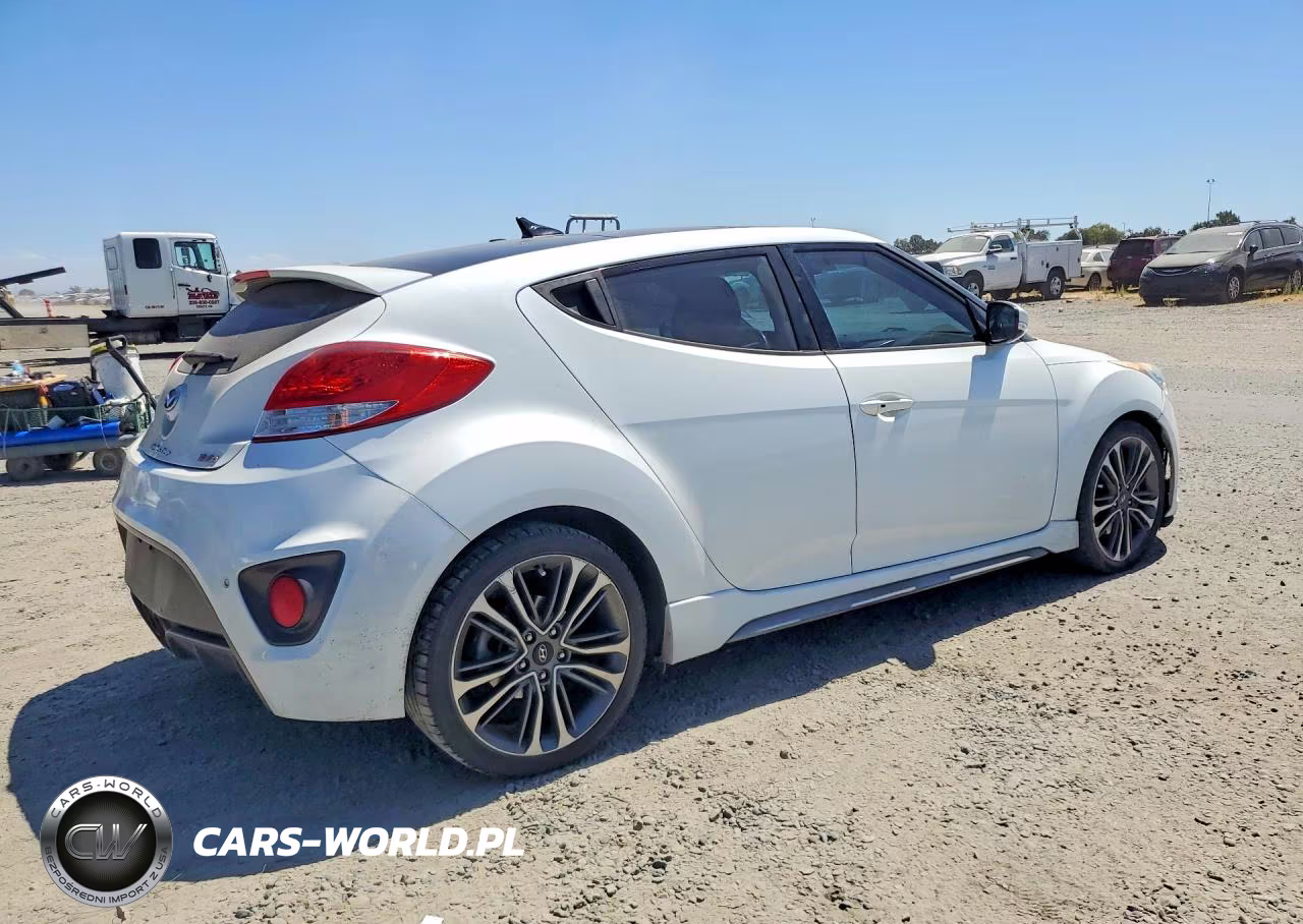 2016 Hyundai Veloster Turbo VIN:KMHTC6AE1GU293343 - 3