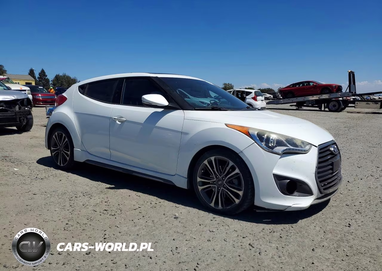 2016 Hyundai Veloster Turbo VIN:KMHTC6AE1GU293343 - 4