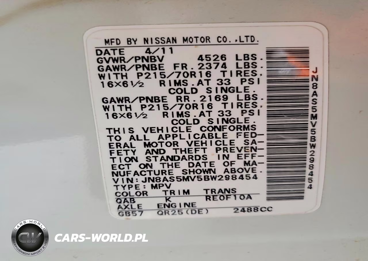 2011 Nissan Rogue S VIN:JN8AS5MV5BW298454 - 12