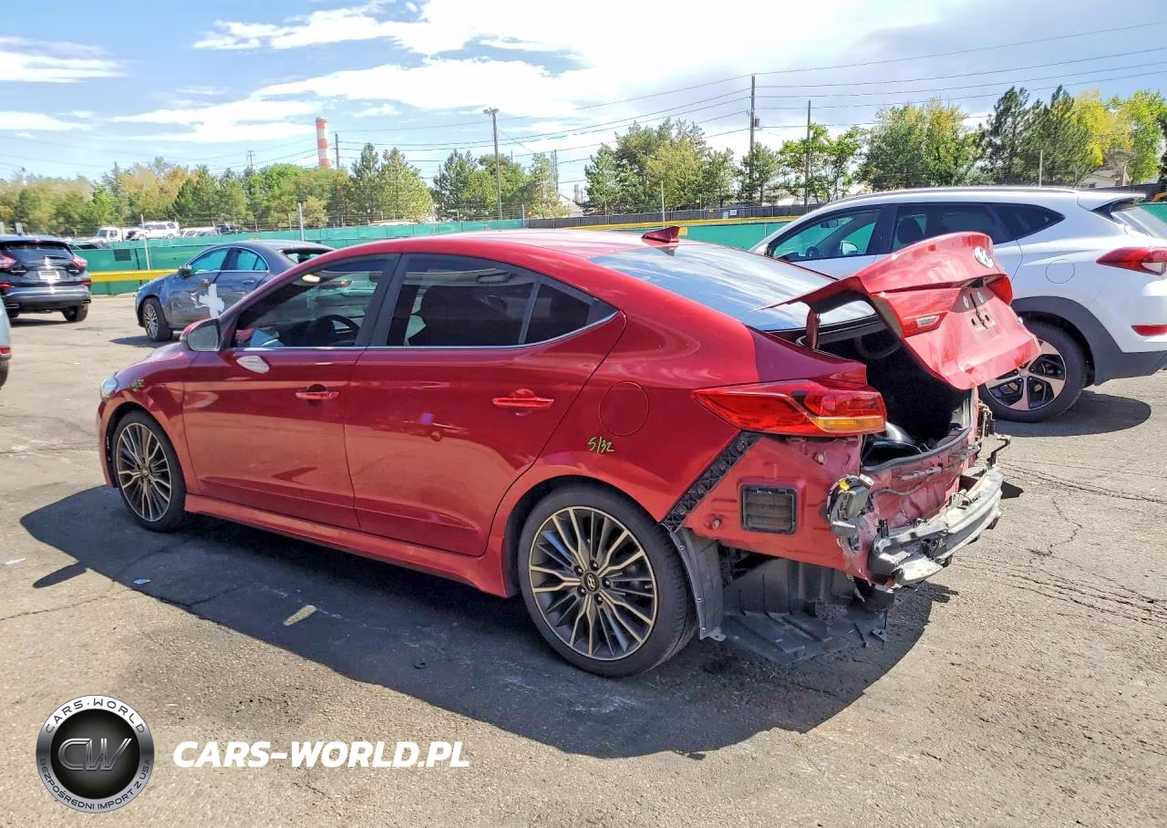 2017 Hyundai Elantra Sport VIN:KMHD04LB6HU328903 - 2