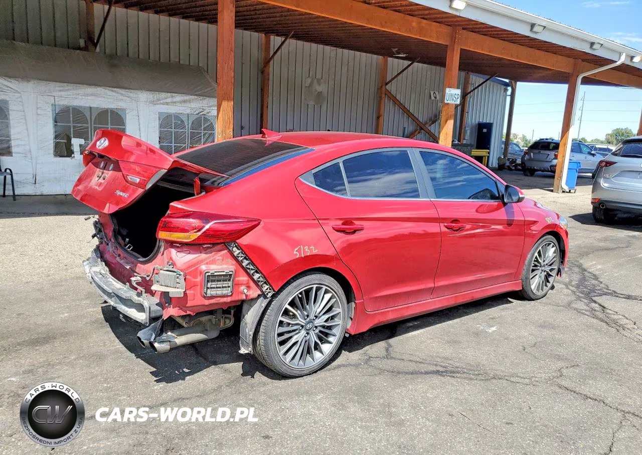 2017 Hyundai Elantra Sport VIN:KMHD04LB6HU328903 - 3