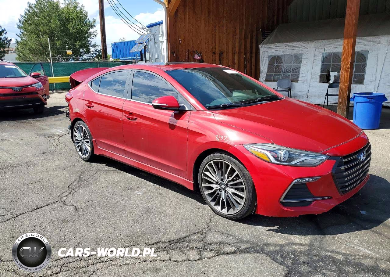 2017 Hyundai Elantra Sport VIN:KMHD04LB6HU328903 - 4