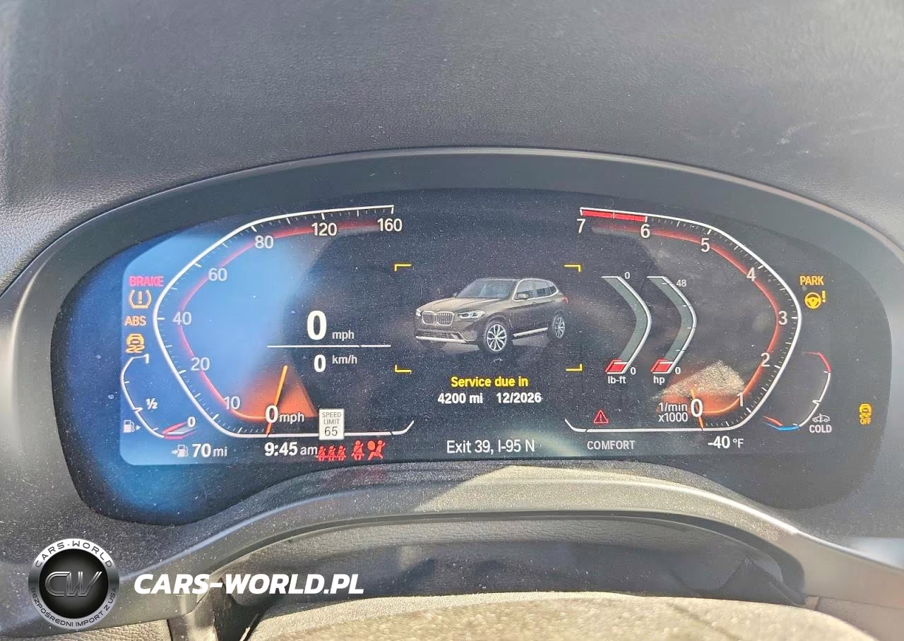 2022 BMW X3 Sdrive30I VIN:5UX43DP00N9K48627 - 9