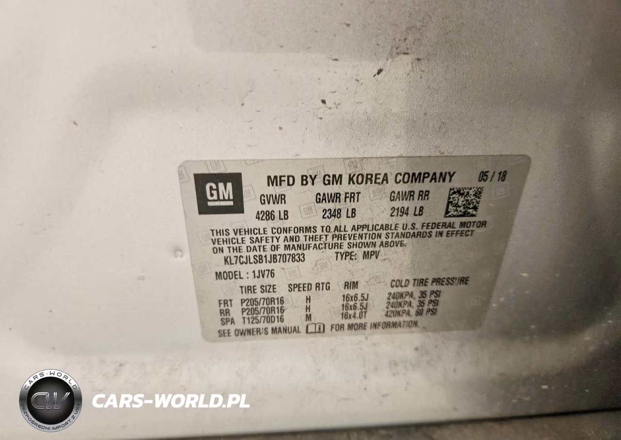 2018 Chevrolet Trax 1Lt VIN:KL7CJLSB1JB707833 - 13