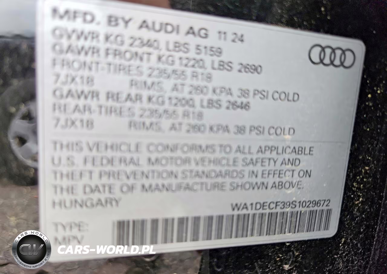 2025 Audi Q3 Premium S Line 45 VIN:WA1DECF39S1029672 - 13