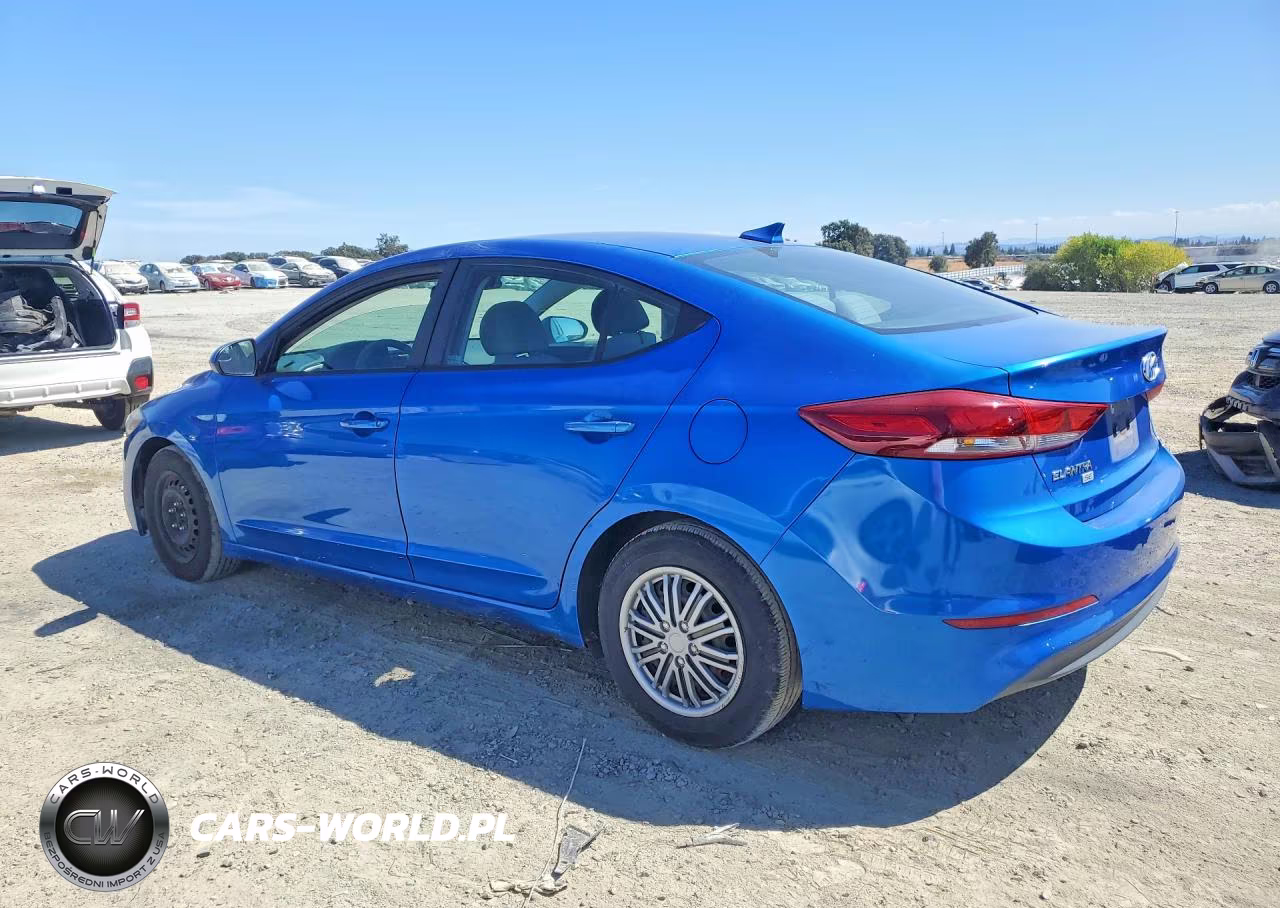 2017 Hyundai Elantra Se VIN:KMHD74LF0HU084955 - 2