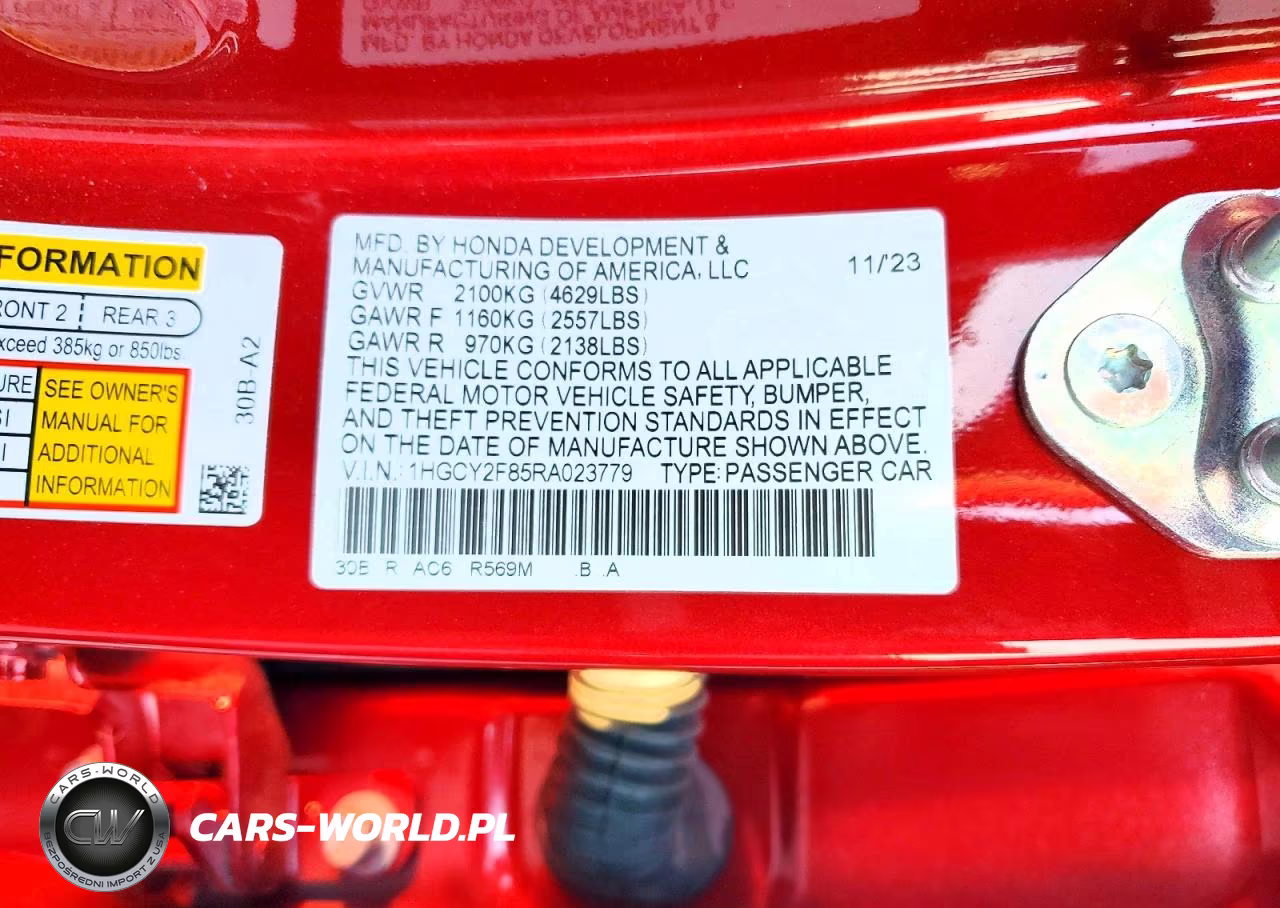2024 Honda Accord Touring Hybrid VIN:1HGCY2F85RA023779 - 13