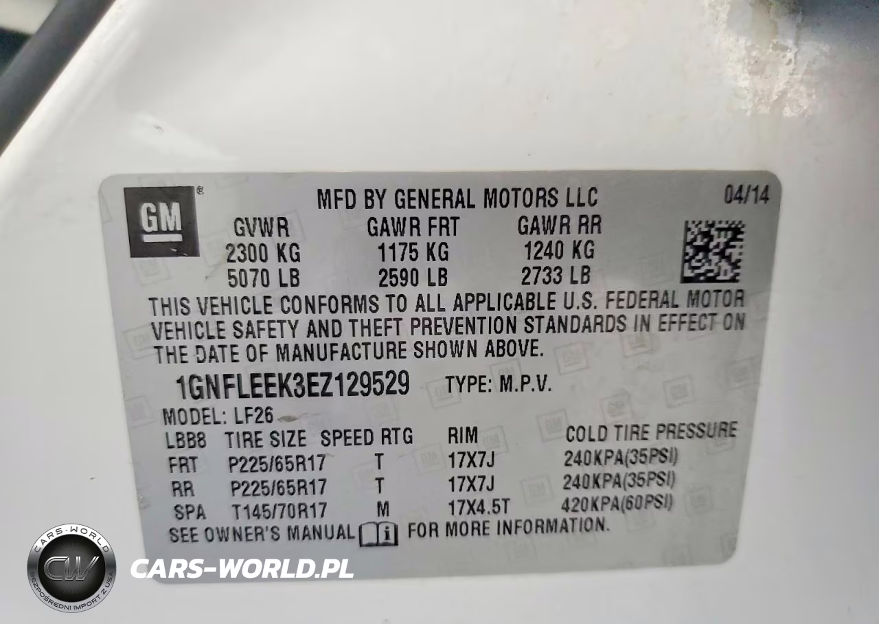 2014 Chevrolet Equinox Ls VIN:1GNFLEEK3EZ129529 - 13