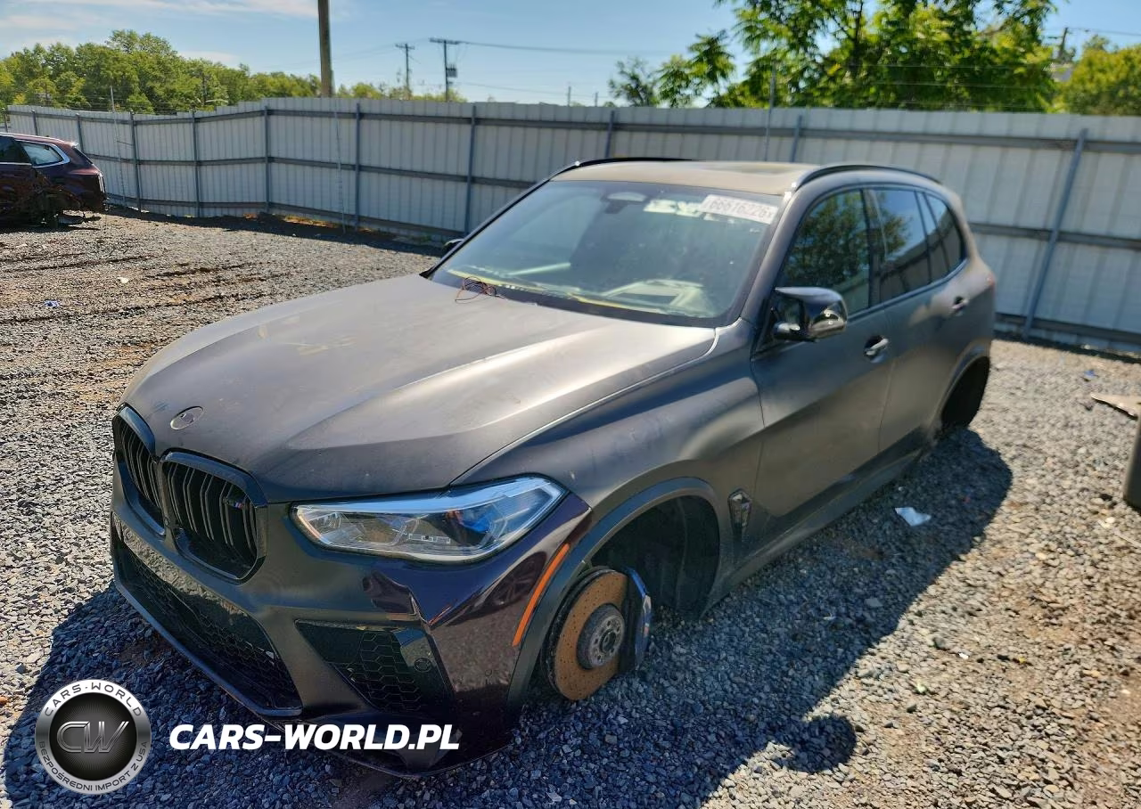 2021 BMW X5 M VIN:5YMJU0C09M9E35762 - 1