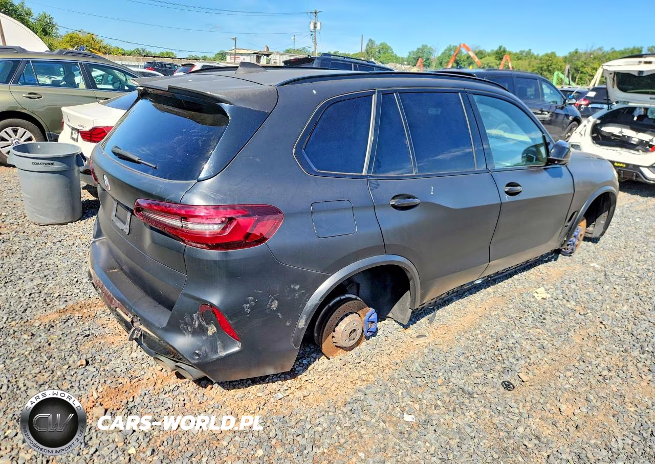 2021 BMW X5 M VIN:5YMJU0C09M9E35762 - 3
