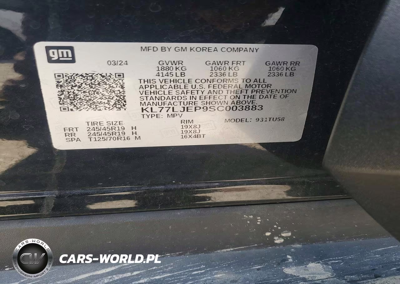 2025 Chevrolet Trax 2Rs VIN:KL77LJEP9SC003883 - 13