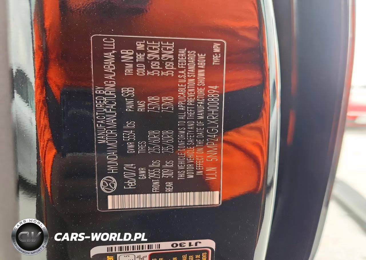 2024 Hyundai Santa Fe Sel VIN:5NMP24GLXRH008894 - 14