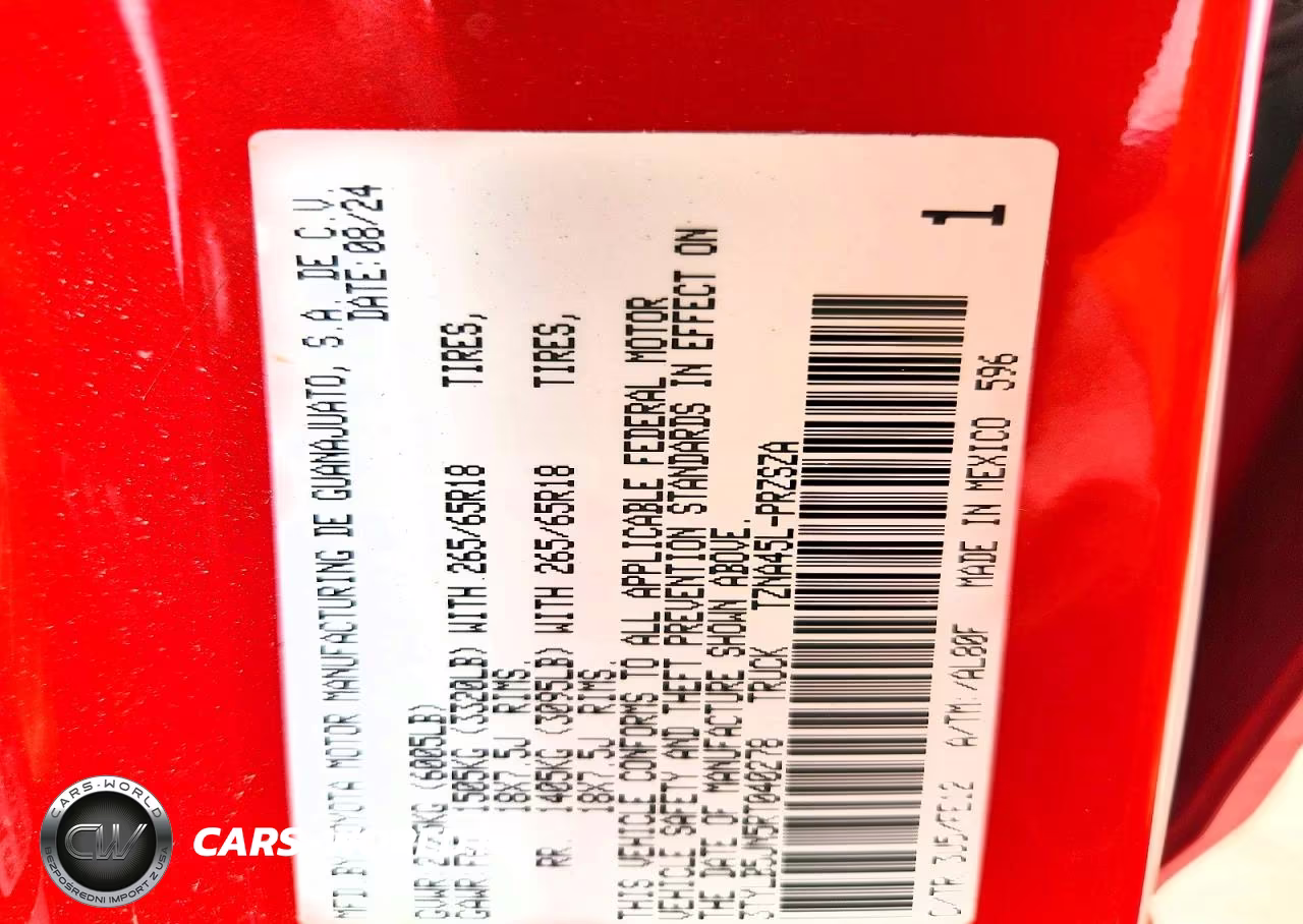 2024 Toyota Tacoma Trd Sport VIN:3TYLB5JN5RT040278 - 13