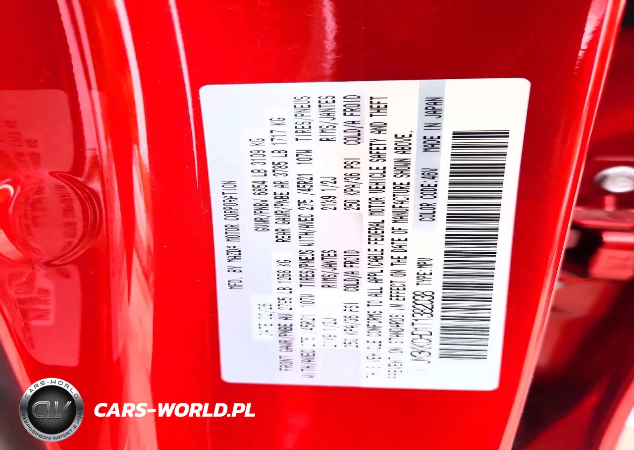 2026 Mazda Cx-90 Premium Sport VIN:JM3KKCHD1T1382038 - 14