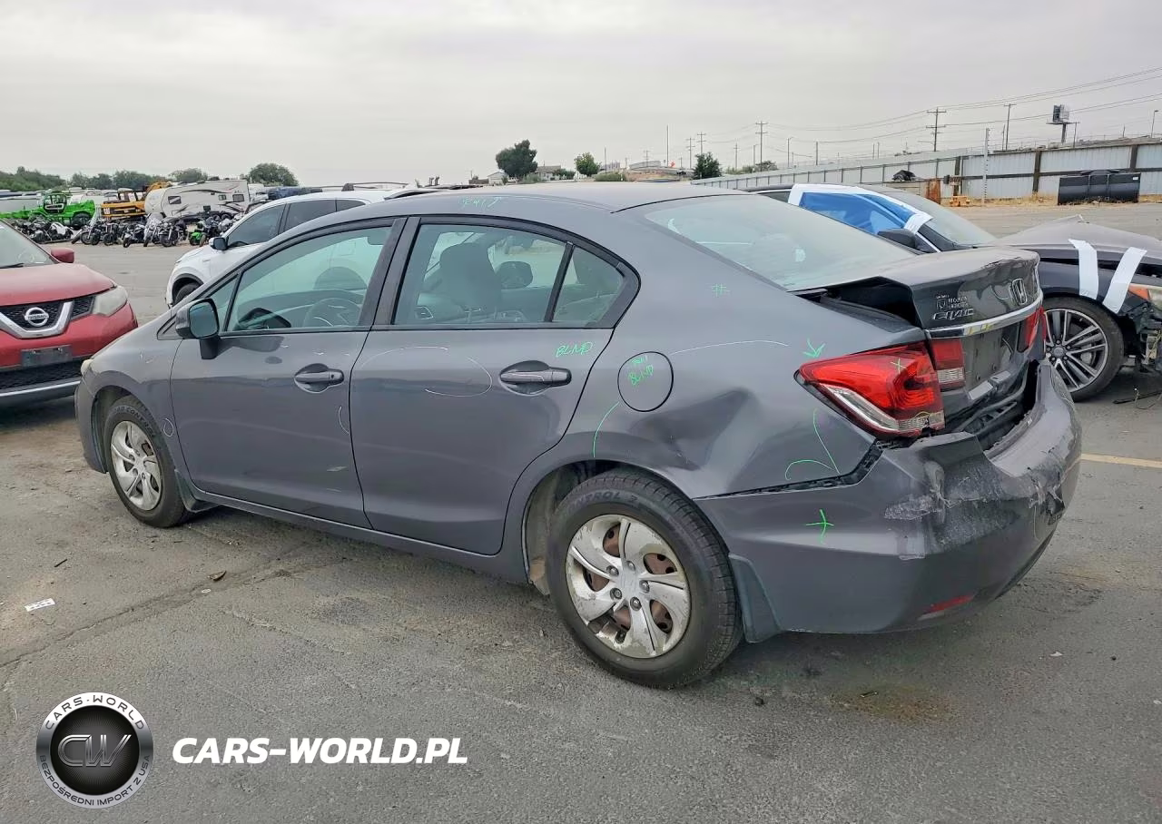 2013 Honda Civic Lx VIN:19XFB2F56DE058646 - 2