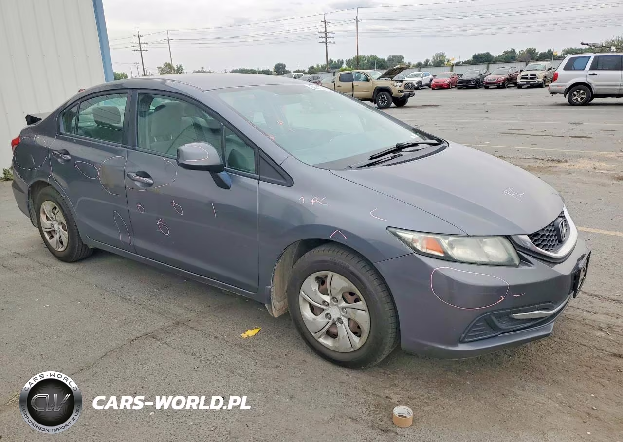 2013 Honda Civic Lx VIN:19XFB2F56DE058646 - 4