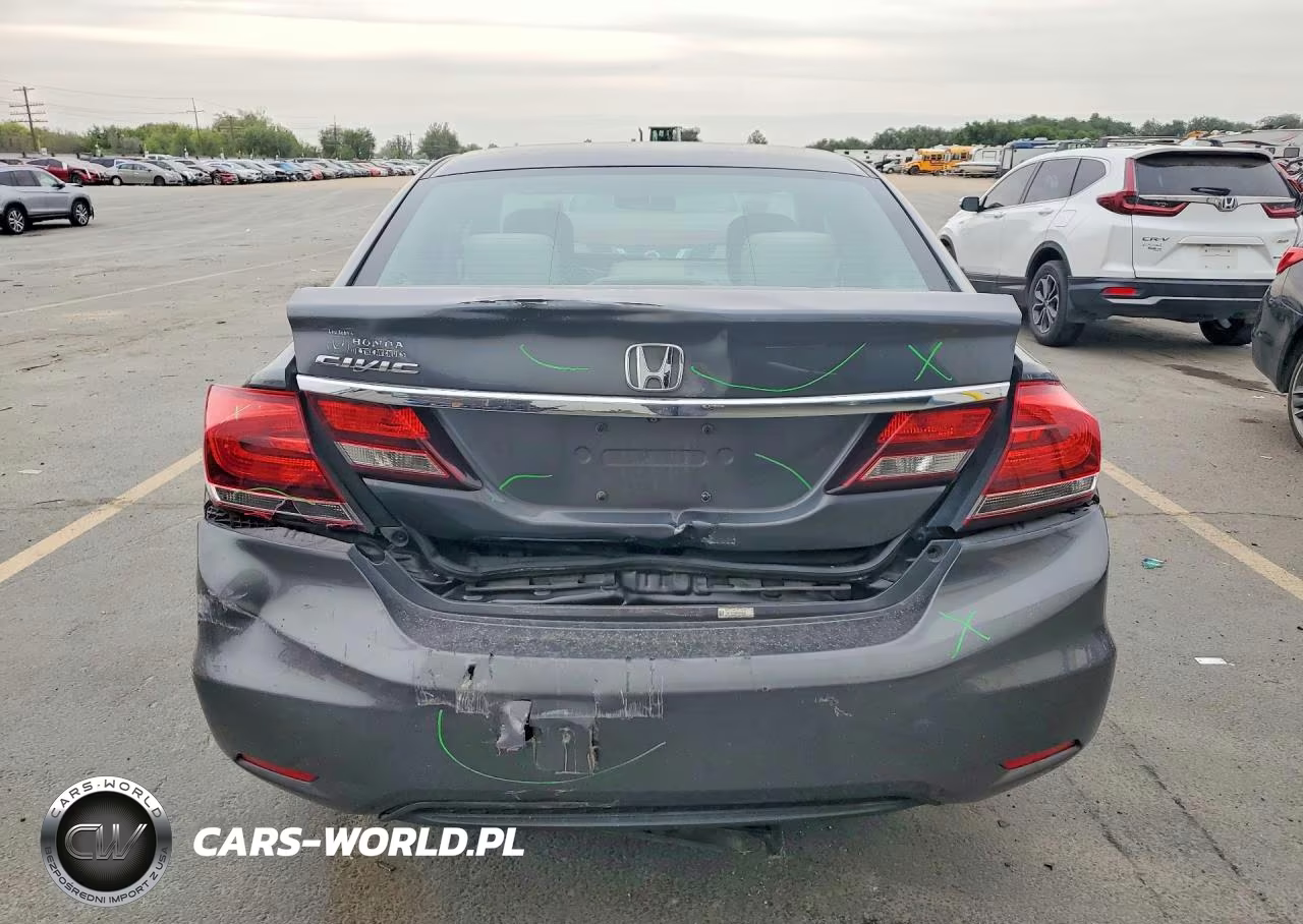 2013 Honda Civic Lx VIN:19XFB2F56DE058646 - 6