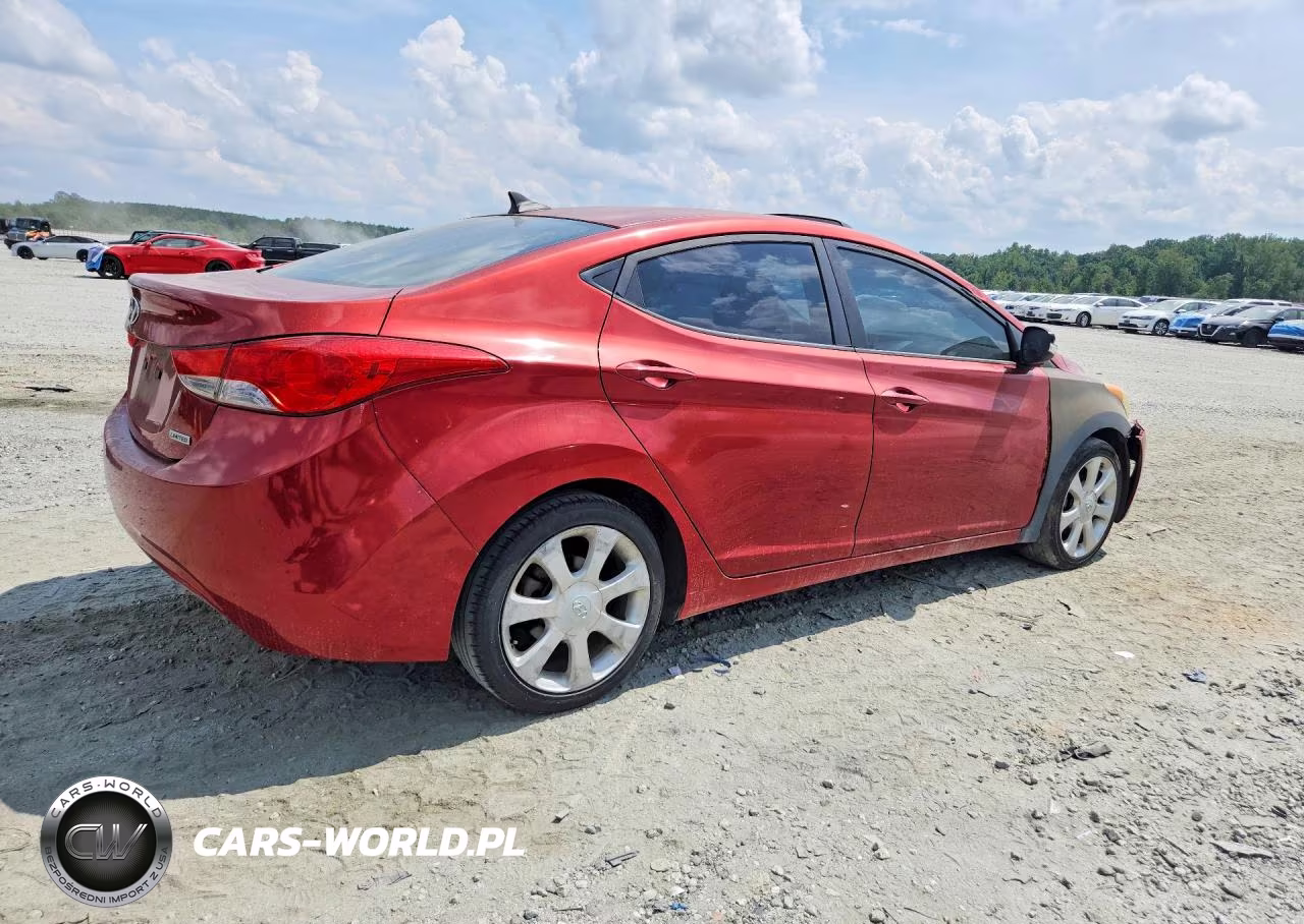 2012 Hyundai Elantra Limited VIN:KMHDH4AEXCU323721 - 3